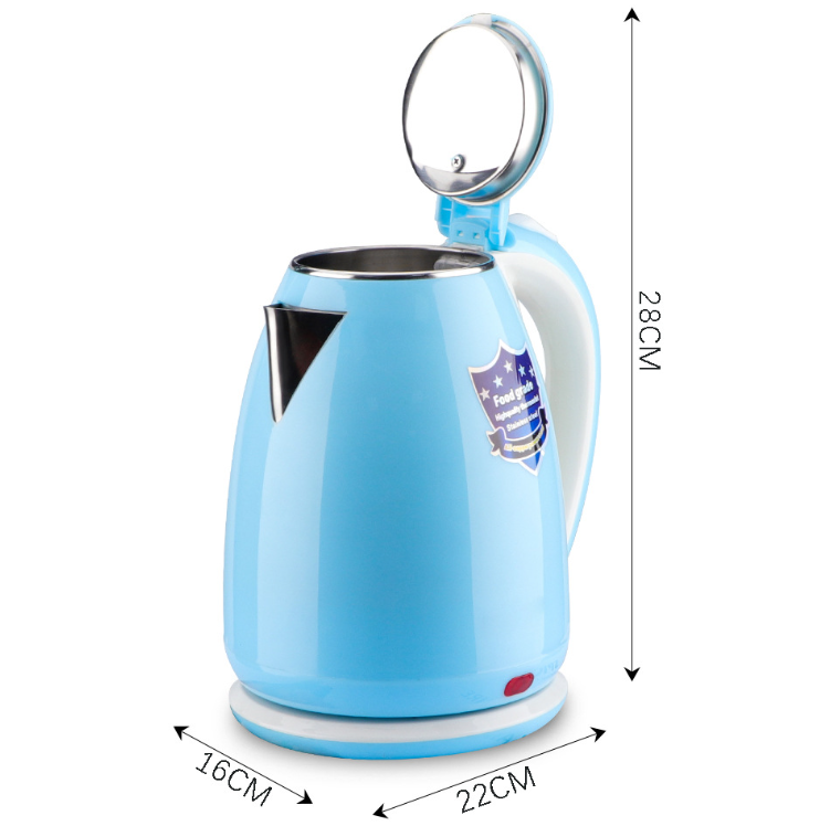 European standard hot-selling small kitchen appliances stainless steel electric kettle kettle 2L automatic power off