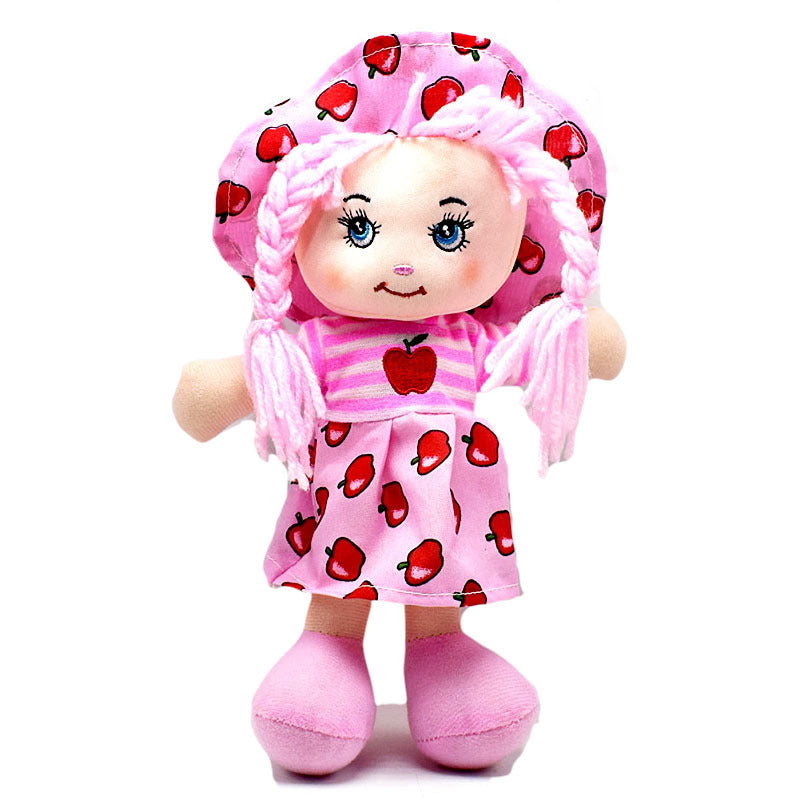 Cute ragdoll pink orange yellow hat fruit clothes doll girl gift