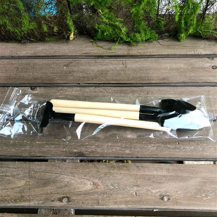 garden planting succulent garden planting tool set small shovel iron rake gardening three-piece set