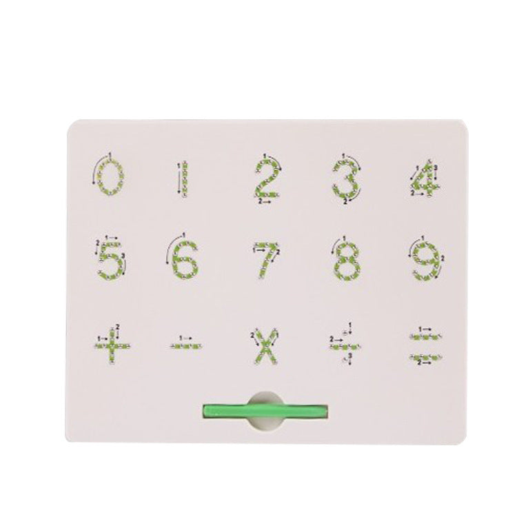 Alphanumeric magnetic writing board steel beads magnetic drawing board educational creative toys factory direct export to Europe and America