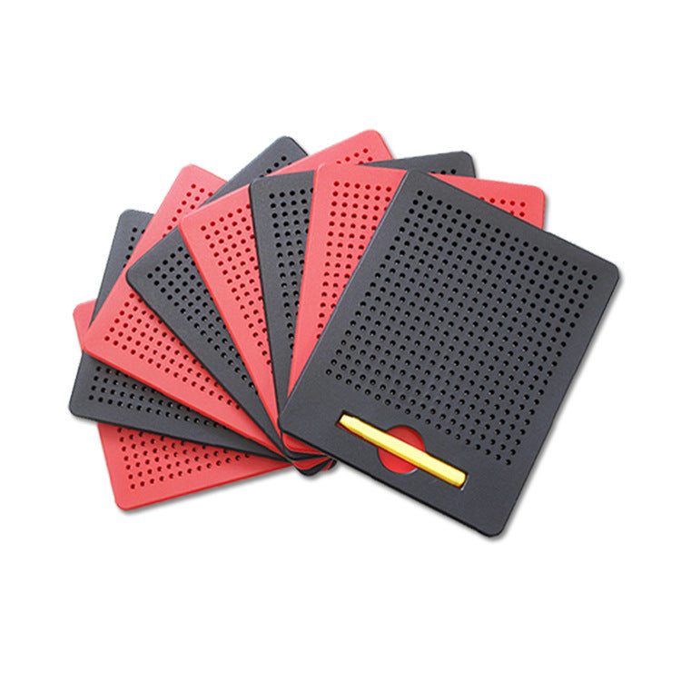 Alphanumeric magnetic writing board steel beads magnetic drawing board educational creative toys factory direct export to Europe and America