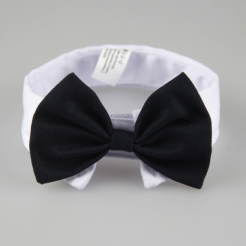Dog Supplies Ji Zai Zai Creative Gentleman's Bow Tie Cotton Tie British Multi Color Pet Dog Supplies