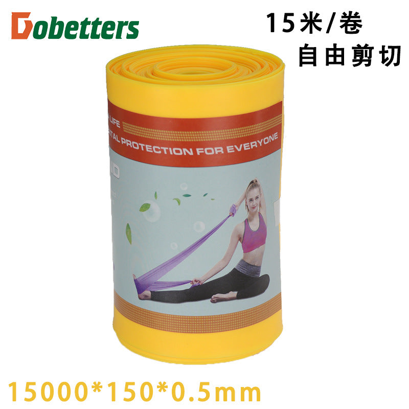 TPE yoga rally elastic band stretch band stretch band resistance band pull rope fitness rally band