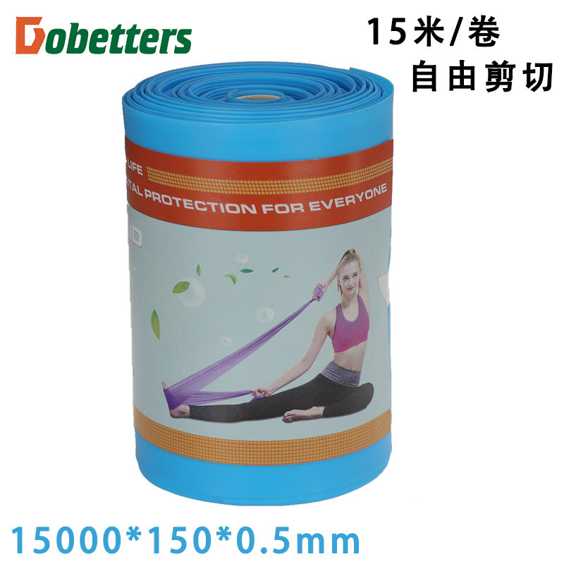 TPE yoga rally elastic band stretch band stretch band resistance band pull rope fitness rally band