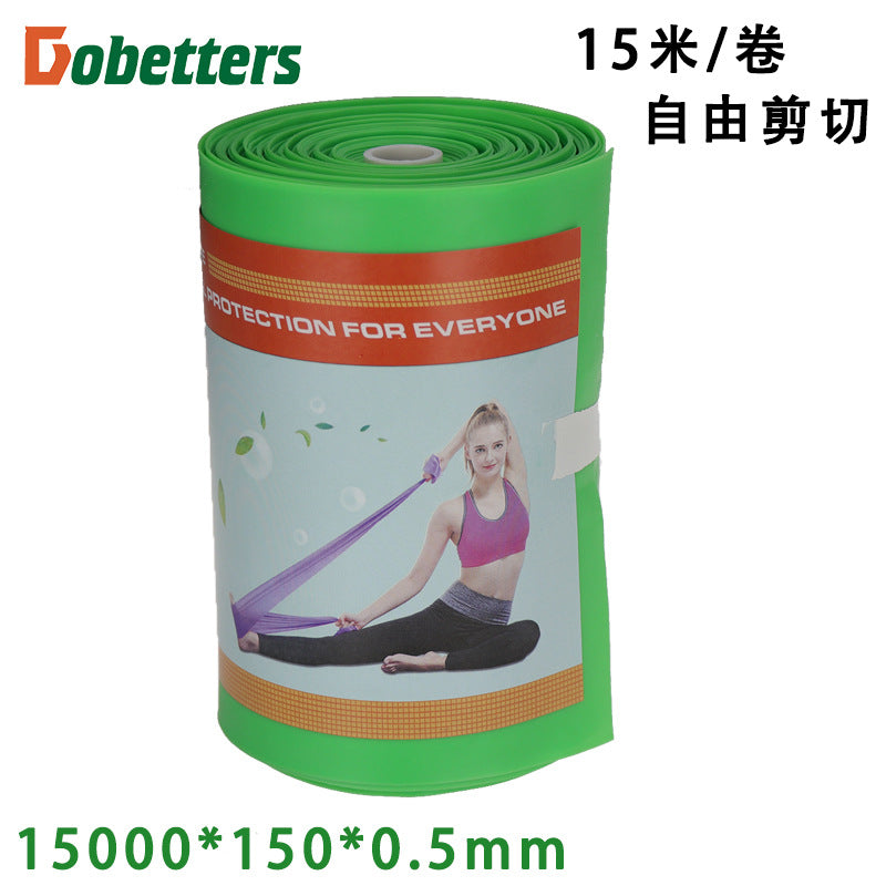 TPE yoga rally elastic band stretch band stretch band resistance band pull rope fitness rally band