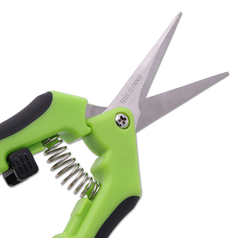 Stainless steel fruit shears gardening flower arrangement orchard pruning shears multi-purpose gardening garden scissors