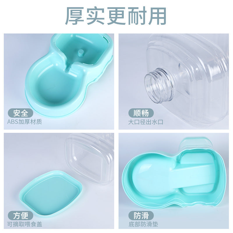 Pet Water Dispenser Cat Food Cat Automatic Water Feeder 3.5L Dog Feeder Set Drop Delivery