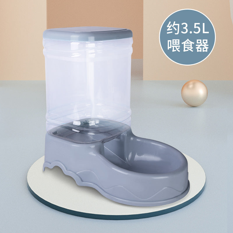 Pet Water Dispenser Cat Food Cat Automatic Water Feeder 3.5L Dog Feeder Set Drop Delivery