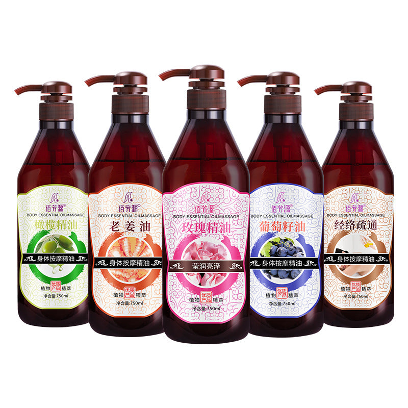 Massage essential oil, facial whole body, ginger olive, aromatherapy, gua sha, massage, open back, rose beauty salon special
