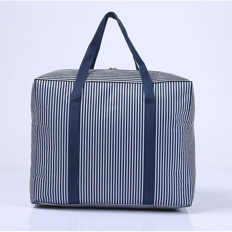 Nanjiren NanJiren storage bag reinforced thickened Oxford cloth waterproof luggage packing bag solid color cotton quilt moving bag consignment bag 50*40*25cm