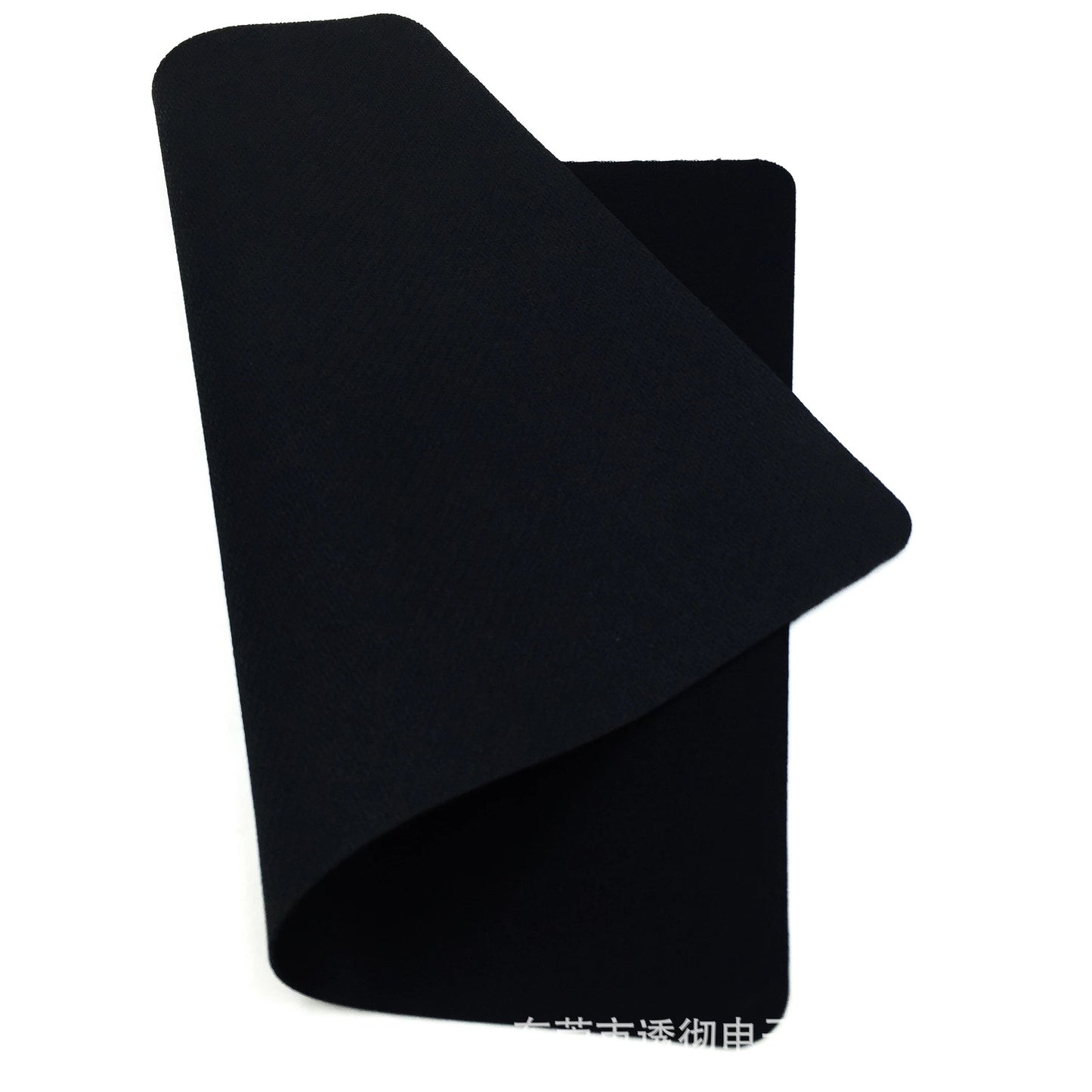 Blank mouse pad printable advertising pure black no logo rubber/diving material gift mouse pad