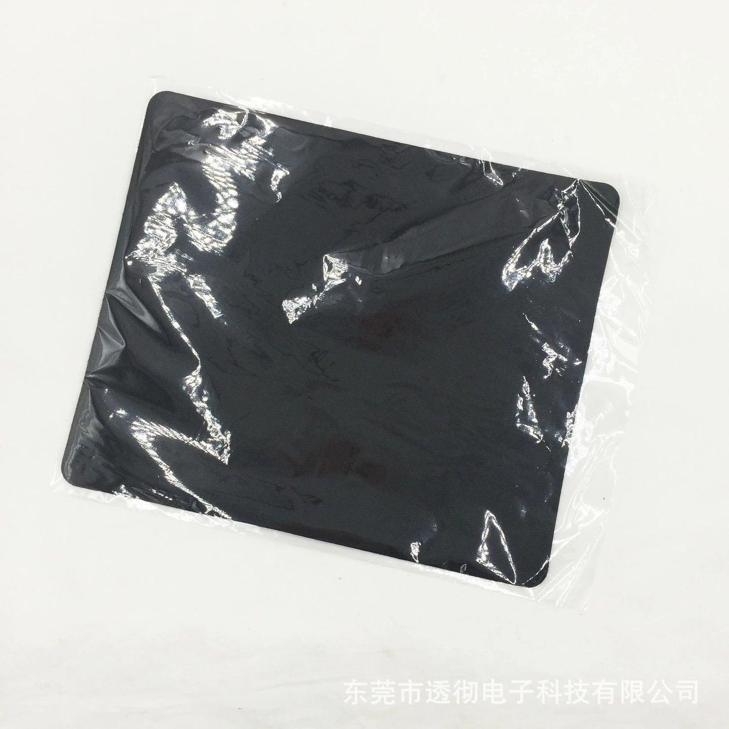 Blank mouse pad printable advertising pure black no logo rubber/diving material gift mouse pad