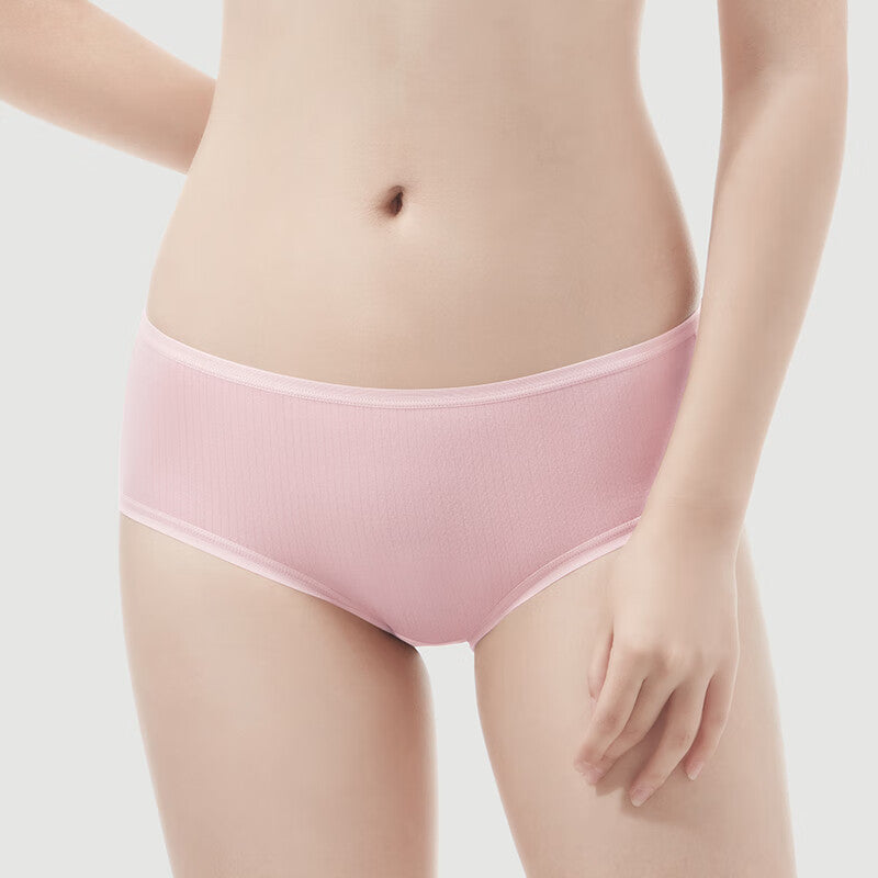 Combed Cotton Ladies Underwear Women's Pure Cotton Antibacterial Crotch 4 Pack Combination One