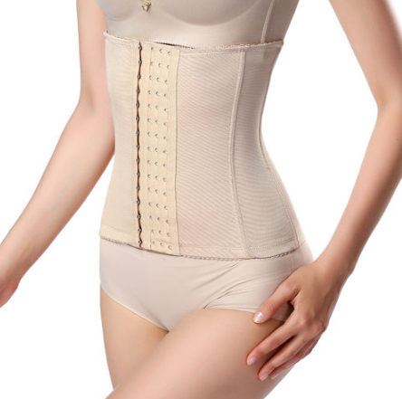 Mesh six-breasted belly belt body sculpting clothes postpartum belly reduction restraint waist belt waist belt waist clip
