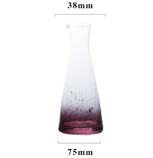 Star Cup Japanese Yachidai Toyo Sasaki Sake Jug Lead-Free Glass Wine Separator Sake Cup Spirits Cup