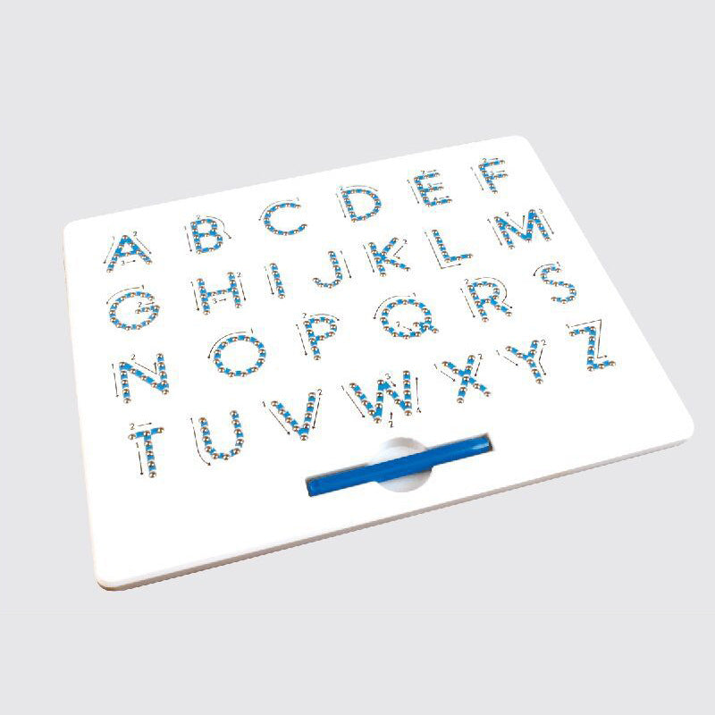 Alphanumeric magnetic writing board steel beads magnetic drawing board educational creative toys factory direct export to Europe and America