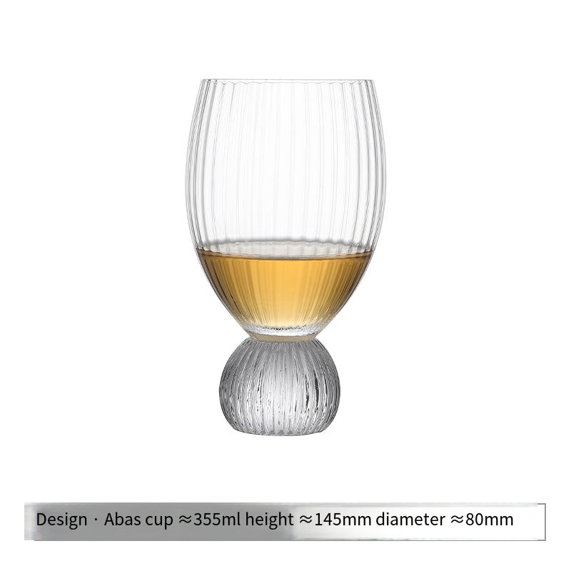Pearls are not protected by lead, washed away, I am drunk and ride a whale Medieval crystal glass cup wine glass Nordic ins style
