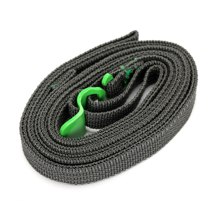 Outdoor travel equipment binding belt binding rope luggage binding belt stainless steel belt hook quick release type