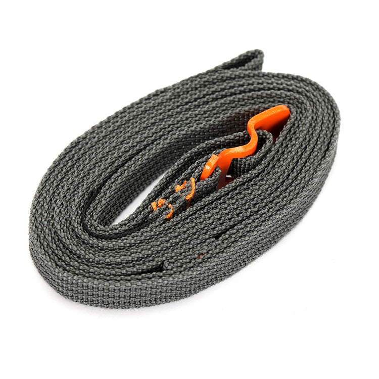 Outdoor travel equipment binding belt binding rope luggage binding belt stainless steel belt hook quick release type