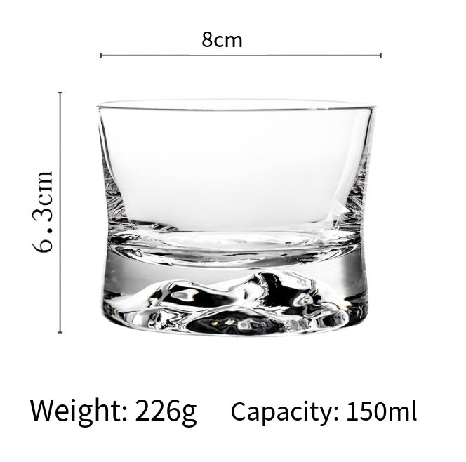 Waist Whiskey Moonlight Moon Jinshan Glass Gift Box Bar Special Crystal Glass Spirits Wine Glass