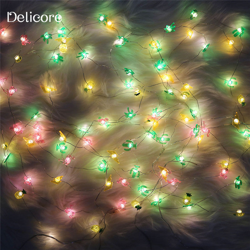 Ins Schneeflocke Stern Kupferdraht Lichterkette Outdoor Indoor Raumaufteilung Hochzeitsdekoration Lichter Festival romantische LED-Leuchten