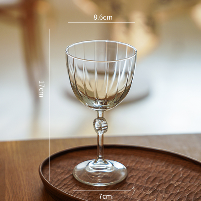 Siyue glass champagne goblet red wine glass household high-value luxury Nordic ins style creative wine cup