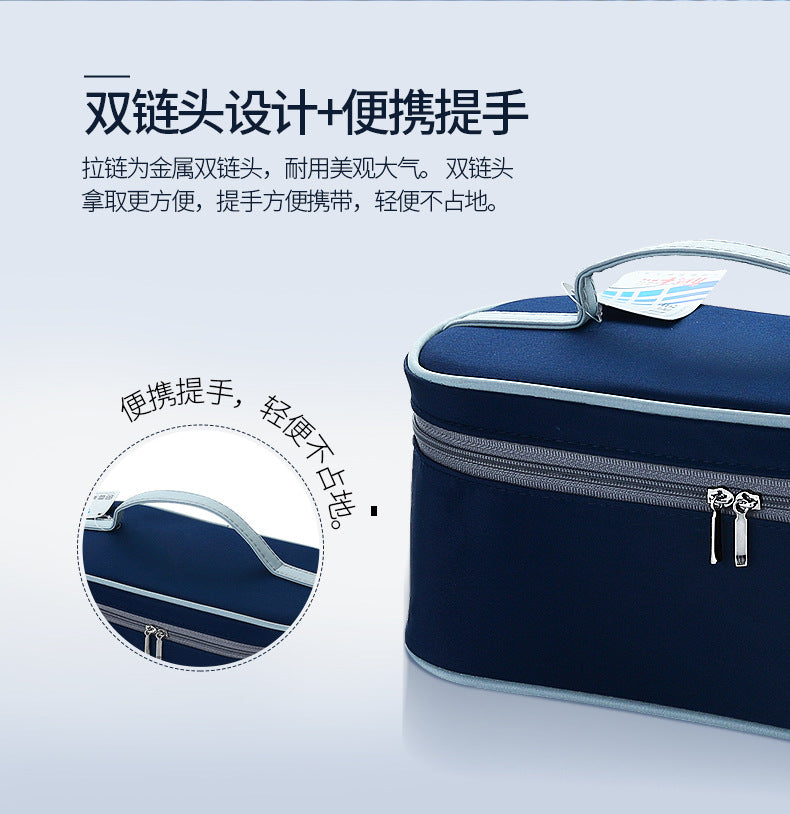 Qifeng Creative Travel Portable Stainless Steel Tableware Spoon Set Retro Tableware Family Tableware Japanese Rice Bowl Bag