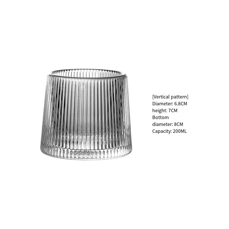 Just turn the high-end French designer style non-inverting glass wine glass whiskey glass creative tree pattern foreign wine cup