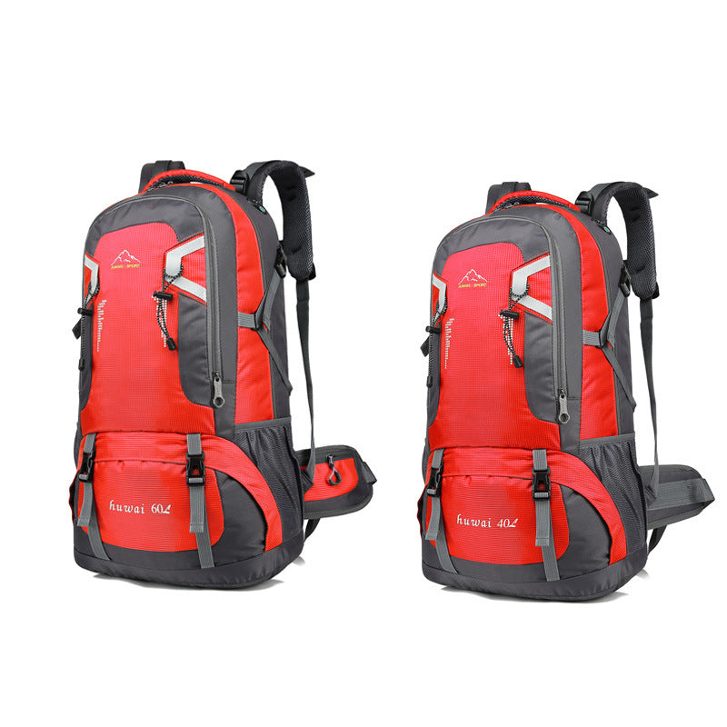 mountaineering bag, outdoor travel backpack, large capacity 40L60L cycling bag, travel luggage storage, hiking bag