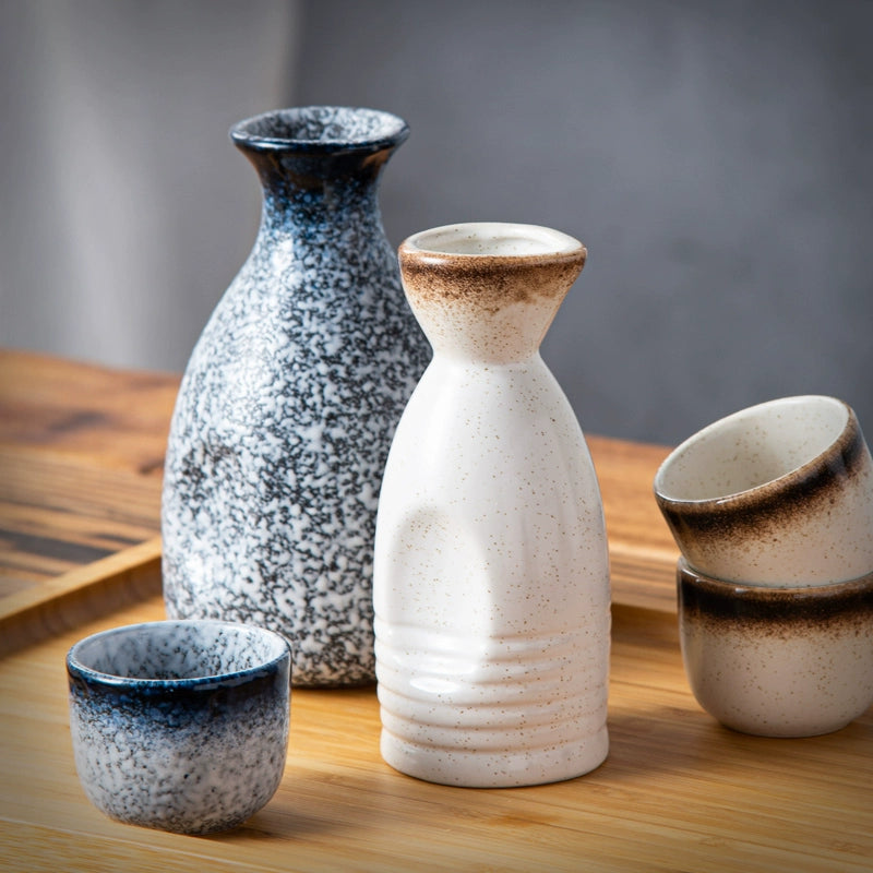 Japanese creative tableware home restaurant shochu pot wine cup sake set wine vessel ceramic wine vessel fruit wine Japanese wine set
