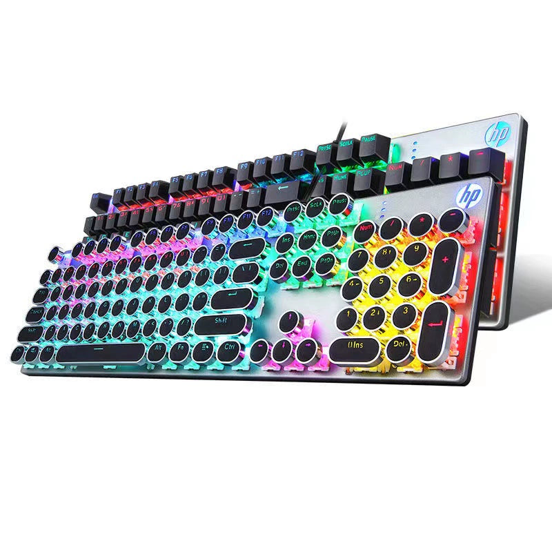HP/HP GK400 mechanical keyboard USB wired laptop desktop external office e-sports game