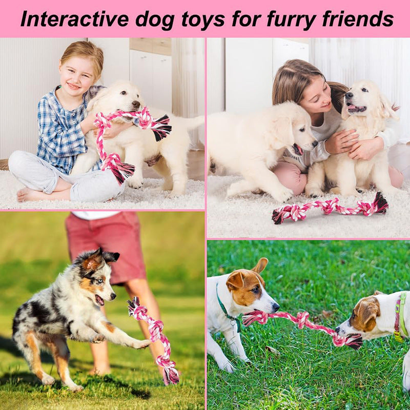 Interactive Dog Chew Toys for Small Dogs and Cats Dog Training Occlusal Rope Abrasion