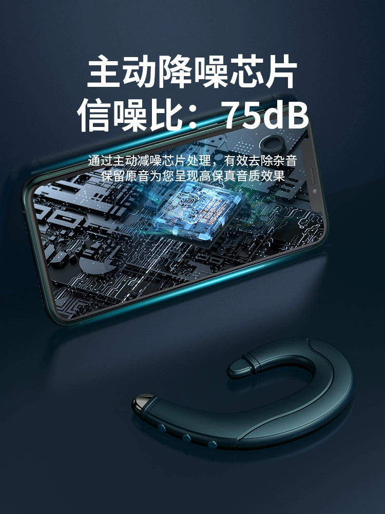 Bone conduction wireless bluetooth headset not in the ear high-quality bluetooth headset oppo universal