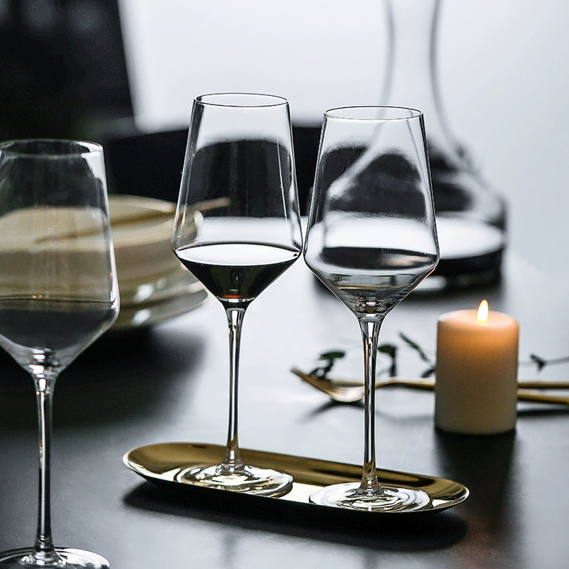 Siyue Jianyun European-style red wine glass set household 6-pack creative crystal glass goblets 2 pairs