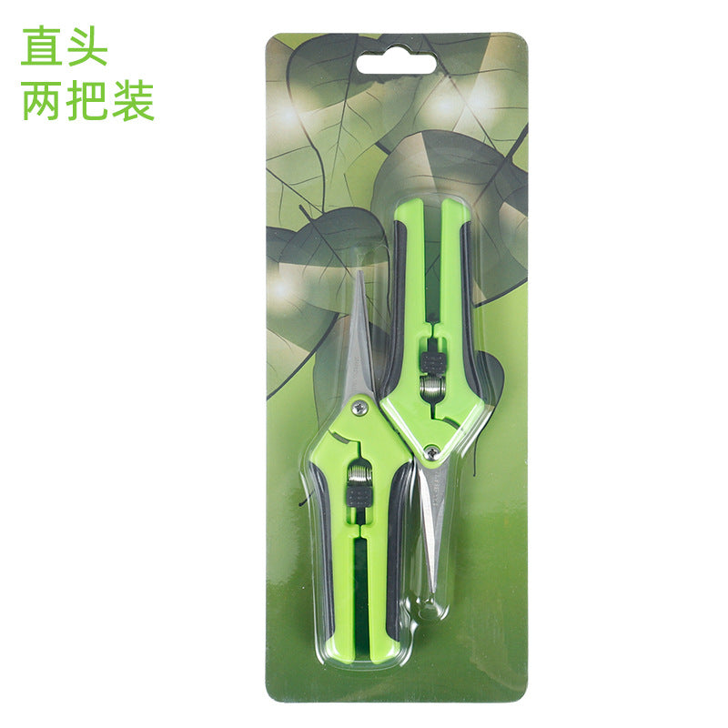 Stainless steel fruit shears gardening flower arrangement orchard pruning shears multi-purpose gardening garden scissors