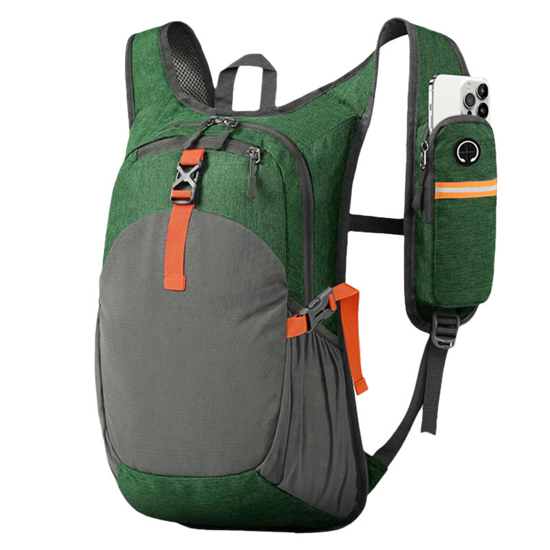Cross-border new outdoor men's and women's lightweight, breathable, water-repellent trekking backpack, backpack, foldable storage travel bag