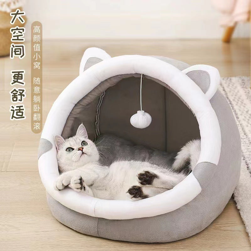 Cats and dogs are suitable for cats and dogs, cats, four seasons, litters, cats, cats, houses, kennels, net red, cats, villas, small dogs, closed cat kennels