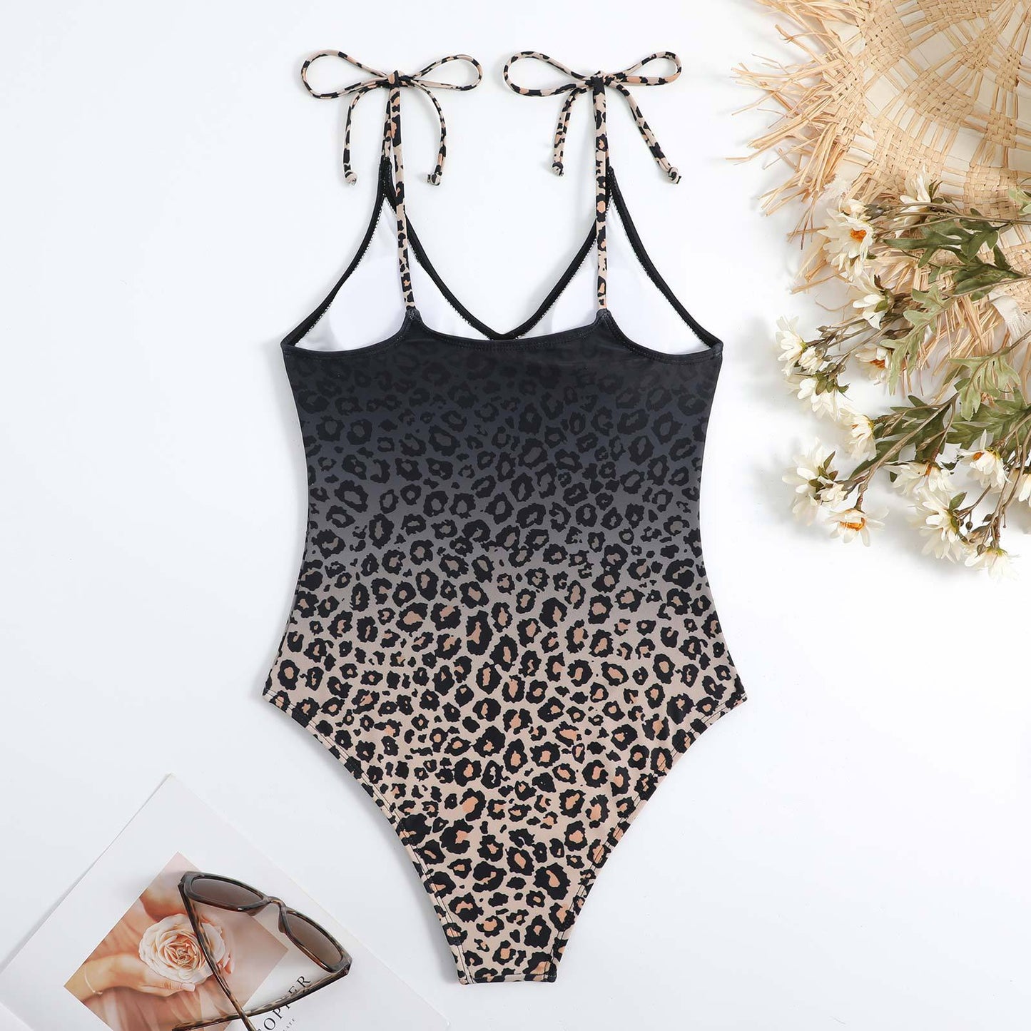 Women's Modest One-Piece Swimsuit – Cover Belly, Backless, Slim Fit with Chiffon Skirt, European & American Fashion