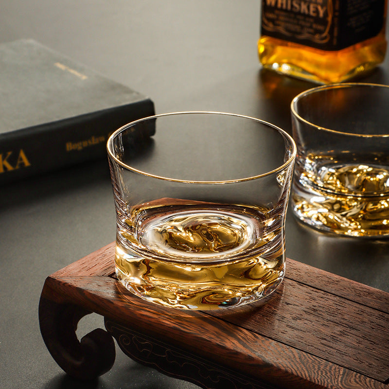 Waist Whiskey Moonlight Moon Jinshan Glass Gift Box Bar Special Crystal Glass Spirits Wine Glass