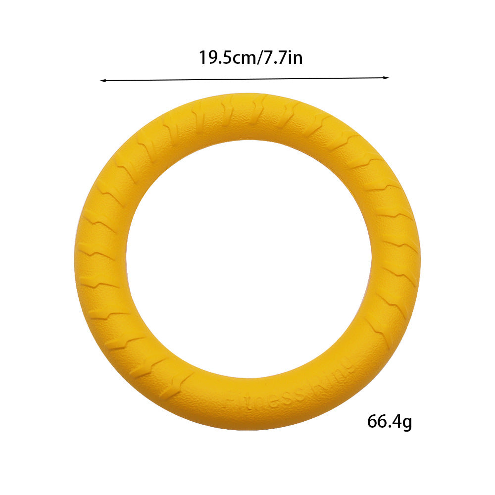 EVA pet toys dog frisbee bite ring dog toys can't bite teeth grinding pet ball puppy supplies dog pull tab