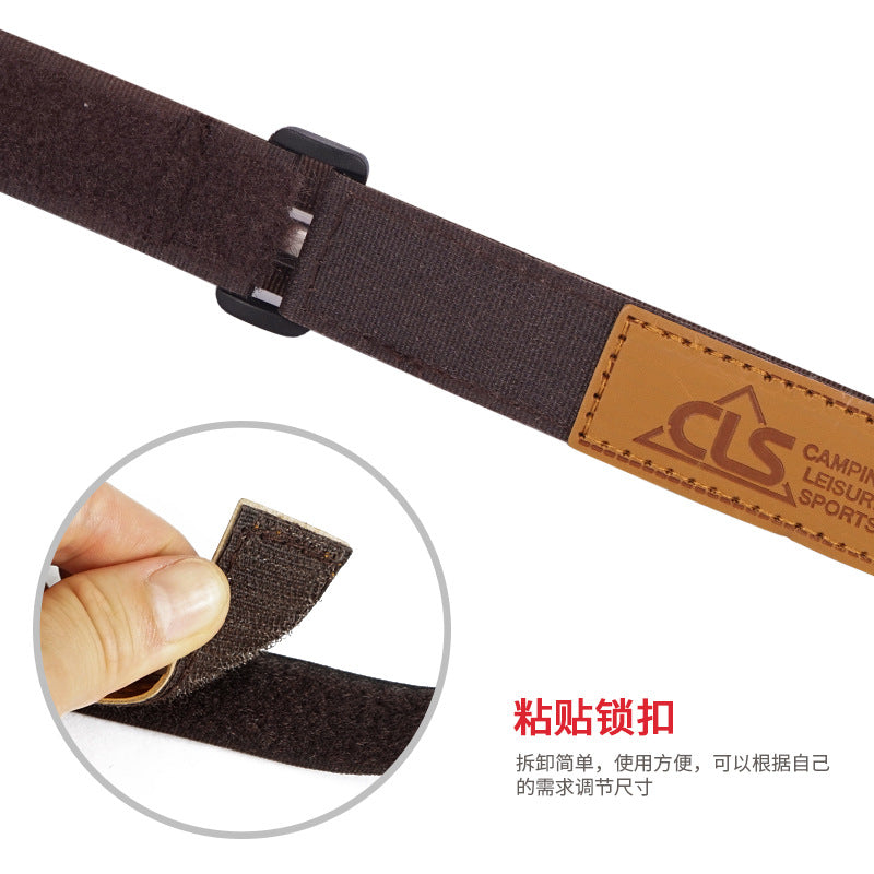 Outdoor camping strapping strap travel equipment luggage tent storage strapping strap Velcro strap 2 pack