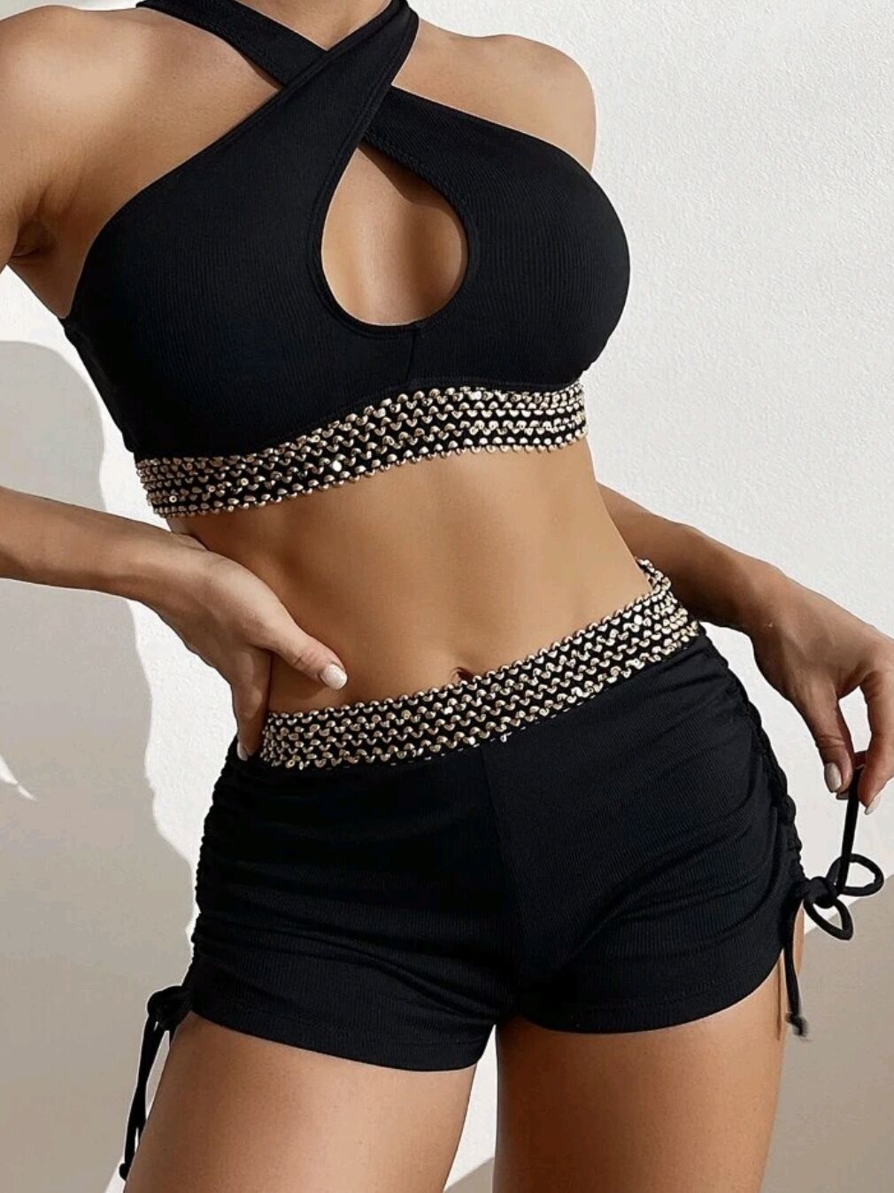 Sexy High Waist Bikini โ European & American Fashion, Women's Swimwear