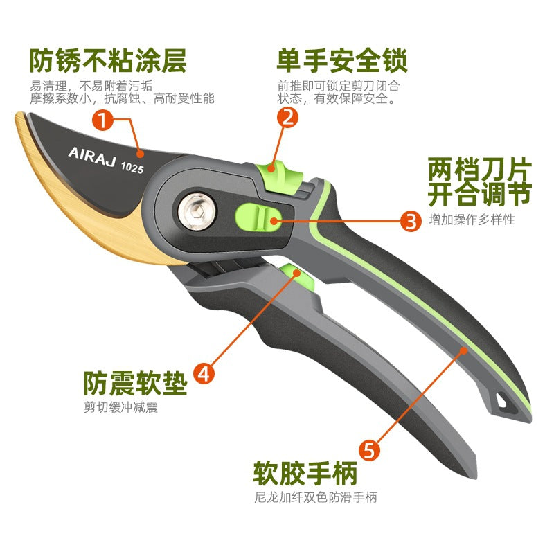 Arrizo Pruning Shears SK5 Household Fruit Branch Scissors Trimming Garden Forest Gardening Scissors Garden Tools