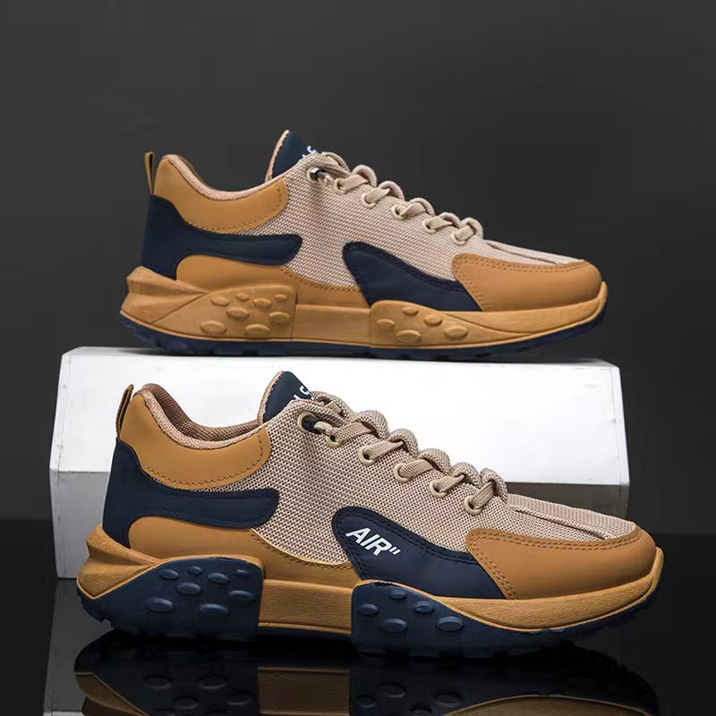 men's shoes new Korean version of low-top running shoes trend anti-slip platform dad shoes breathable sneakers