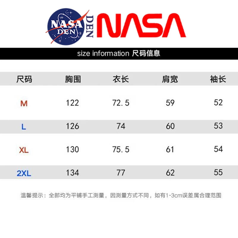 NASA joint Japanese workwear shirt women's long-sleeved loose oversized shirt women's American-style trendy brand retro casual jacket