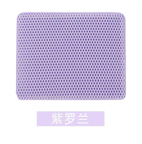 Double-layer thickened EVA cat litter mat can be washed, anti-take-out, anti-splash, cat rubbing mat, cat litter box, cat supplies