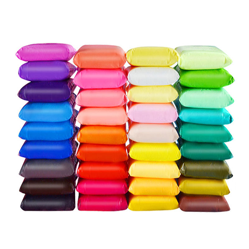 Ultra light clay 24 colors children's figure plasticine space dough kindergarten handmade DIY crystal clay