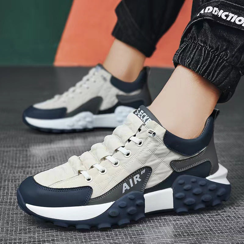 men's shoes new Korean version of low-top running shoes trend anti-slip platform dad shoes breathable sneakers