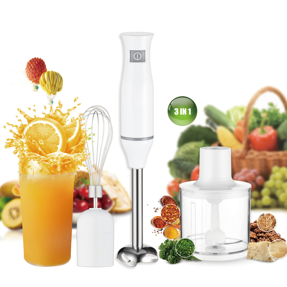European standard multifunctional kitchen hand-held cooking stick baby food supplement electric stirring stick cooking machine juicer meat grinder