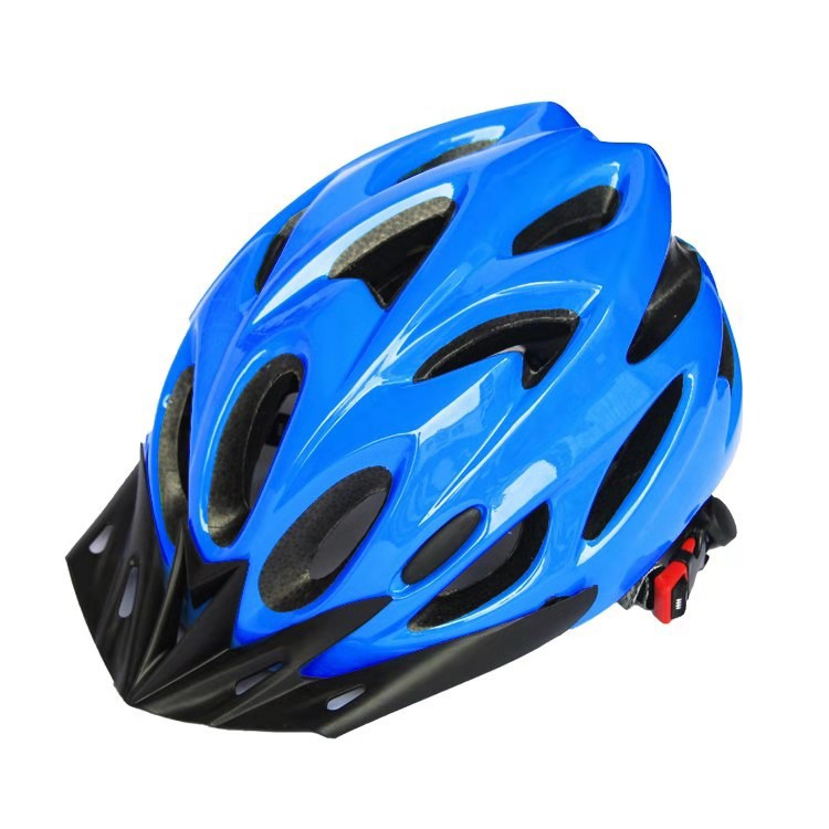 Outdoor cycling one-piece helmet is porous, breathable, ultra-light, and unisex in summer, and the size adjustable safety helmet